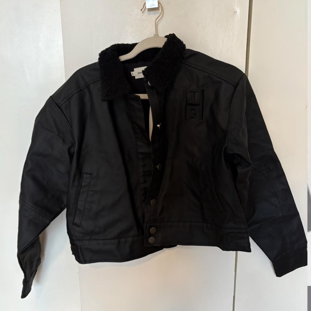 Black Jacket with Fur Collar